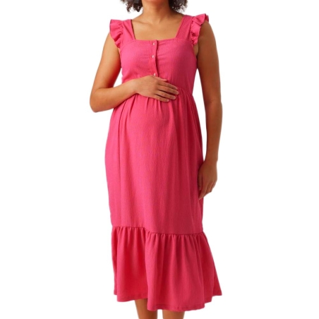 Robe Rose Femme Mamalicious Caileen