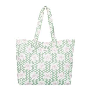 Tote Bag Vert à Fleurs Femme Roxy Anti Bad Vibes