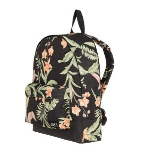 Sac à Dos Noir à Fleurs Femme Roxy Sugar Baby