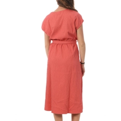 Robe Rouge Femme Vila Laka