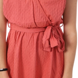 Robe Rouge Femme Vila Laka