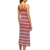 Robe Tricot Rouge/Blanc/Bleu Femme Pepe jeans Frida
