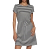 Robe Noir/Blanc à Rayures Femme Vila Mooney String