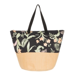 Sac à Main Noir à fleurs Femme Roxy Waikiki Life Kvj3