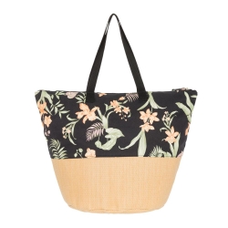 Sac à Main Noir à fleurs Femme Roxy Waikiki Life Kvj3