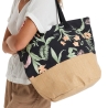 Sac à Main Noir à fleurs Femme Roxy Waikiki Life Kvj3