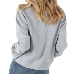 Sweat Gris Femme Deeluxe Amour
