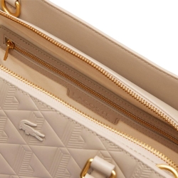 Sac à main Beige Femme Lacoste Lage Maheki Monogram