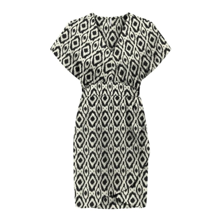 Robe Beige/Noir Femme ONLY Tracy