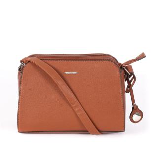 Sac à Bandoulière Camel Femme Manoukian OLIVIA