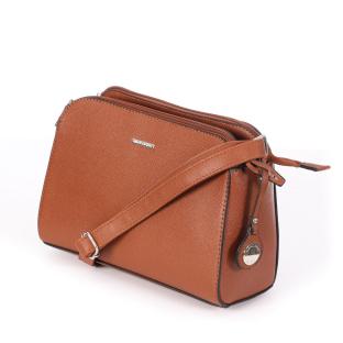 Sac à Bandoulière Camel Femme Manoukian OLIVIA