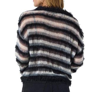 Pull en Maille Noir Femme Noisy May Morgan