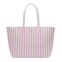 Sac Cabas Réversible Rose/Blanc Femme Lacoste Anna