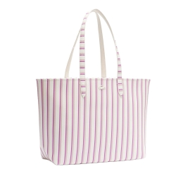 Sac Cabas Réversible Rose/Blanc Femme Lacoste Anna