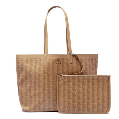 Sac Cabas Beige Femme Lacoste Zely
