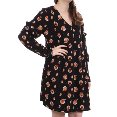Robe Noir imprimé Femme Les Tropéziennes Liche