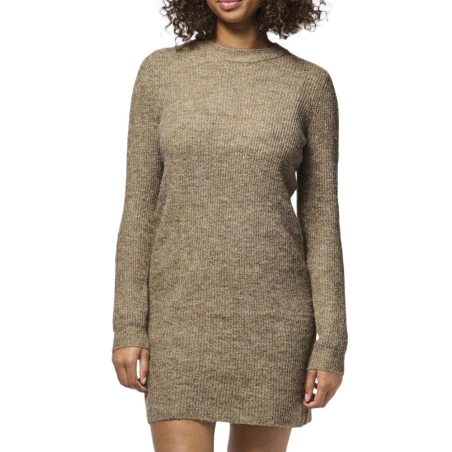 Robe Pull Marron Femme Pieces Ellen