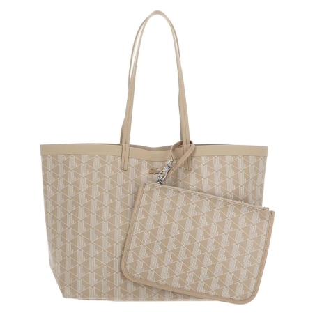 Sac Cabas Beige Clair Femme Lacoste Zely