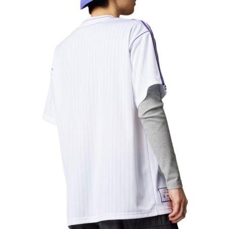 Real Madrid Maillot Lifestyle Blanc/Violet Homme Adidas Icon
