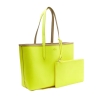 Sac Cabas Réversible Beige/Jaune fluo Femme Lacoste Anna