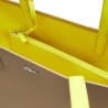 Sac Cabas Réversible Beige/Jaune fluo Femme Lacoste Anna