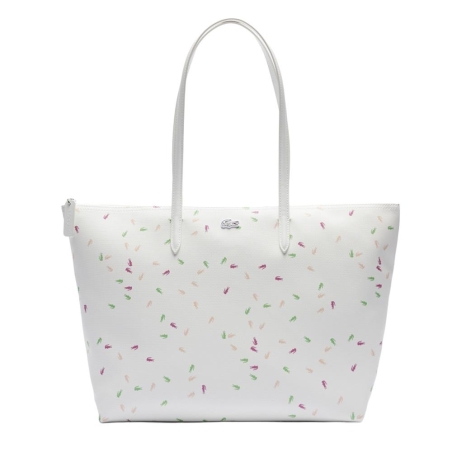 Sac à Main Blanc Femme Lacoste confetti