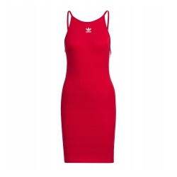Robe Rouge Femme Adidas Dress