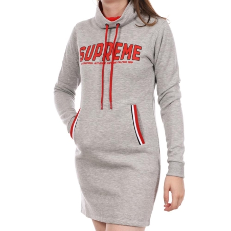 Robe Sweat Grise Femme Supreme Grip Glory