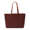 Sac Cabas Réversible Bordeaux/Orange Femme Lacoste Anna