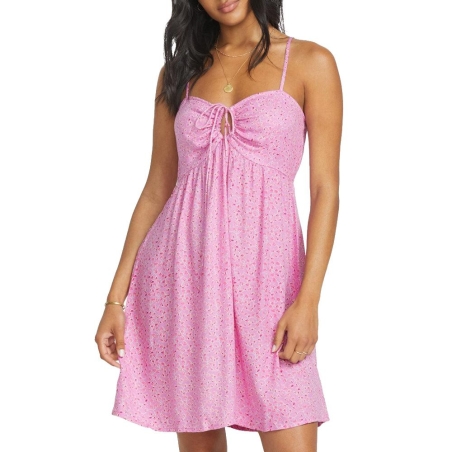 Robe Rose à Fleurs Femme Billabong So Dainty