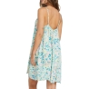 Robe à fleurs Turquoise Femme Billabong Sun Spell Mini