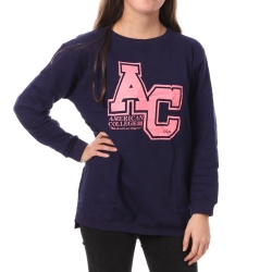 Sweat Long Marine Femme American College YR656
