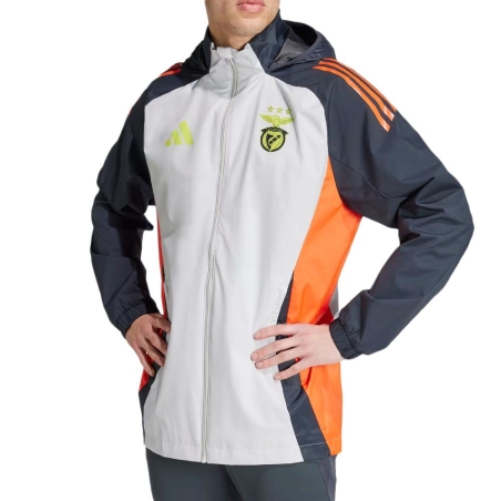 SL Benfica Veste Grise Homme Adidas Tiro 24