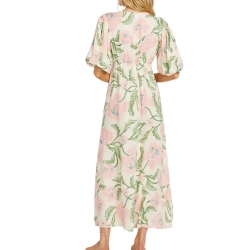Robe Rose à Fleurs Femme Billabong Night Fall