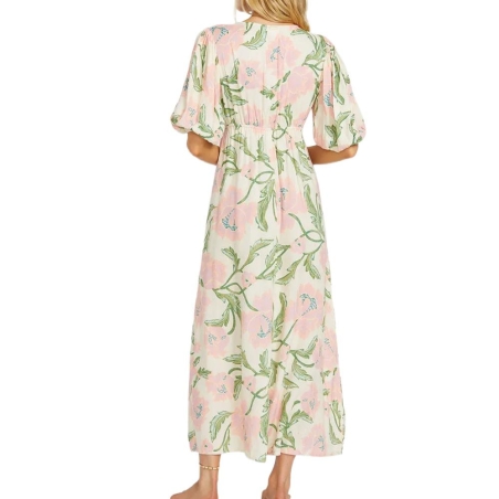 Robe Rose à Fleurs Femme Billabong Night Fall