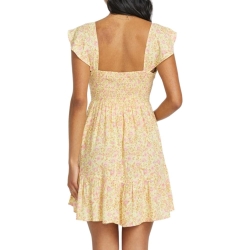 Robe Jaune à Fleurs Femme Billabong Sweet Bouquet
