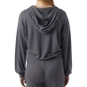 Sweat à Capuche Gris Femme Mamalicious Cassie