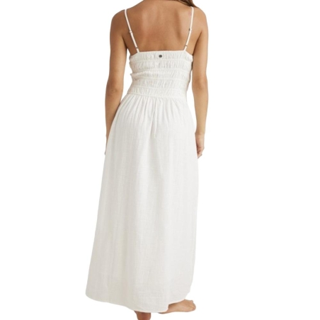 Robe Blanche Femme Billabong Cloud Dress
