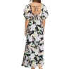 Robe Noir à Fleurs Femme Billabong Tropical Escape