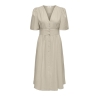 Robe Beige Femme JDY Nora 2/4 Midi