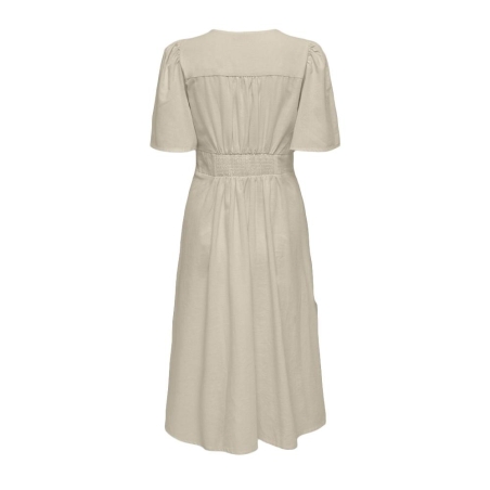Robe Beige Femme JDY Nora 2/4 Midi