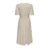 Robe Beige Femme JDY Nora 2/4 Midi