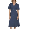 Robe Bleu Femme JDY Nora 2/4 Midi