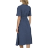 Robe Bleu Femme JDY Nora 2/4 Midi