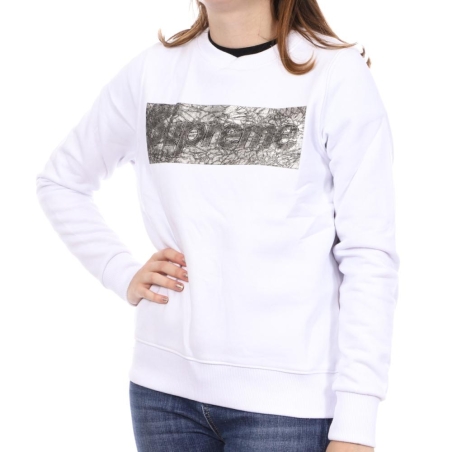 Sweat Blanc Femme Supreme Grip Ada