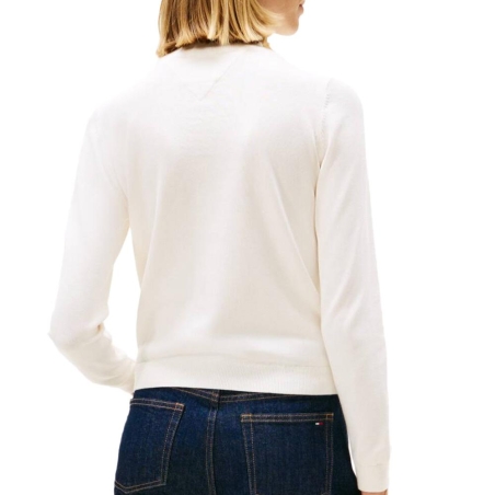 Pull Blanc Femme Tommy Hilfiger Tjw Essential