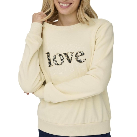 Sweat Beige Femme Only Rubi