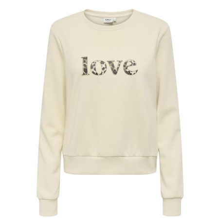 Sweat Beige Femme Only Rubi