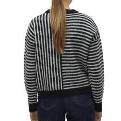 Pull Beige/Noir Femme Vero Moda Ranus