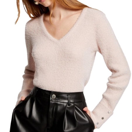 Pull Rose Clair Femme Morgan Moove